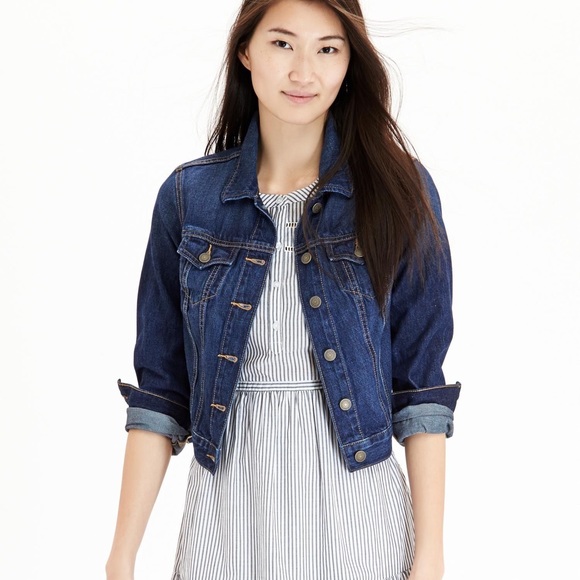 old navy cropped denim jacket